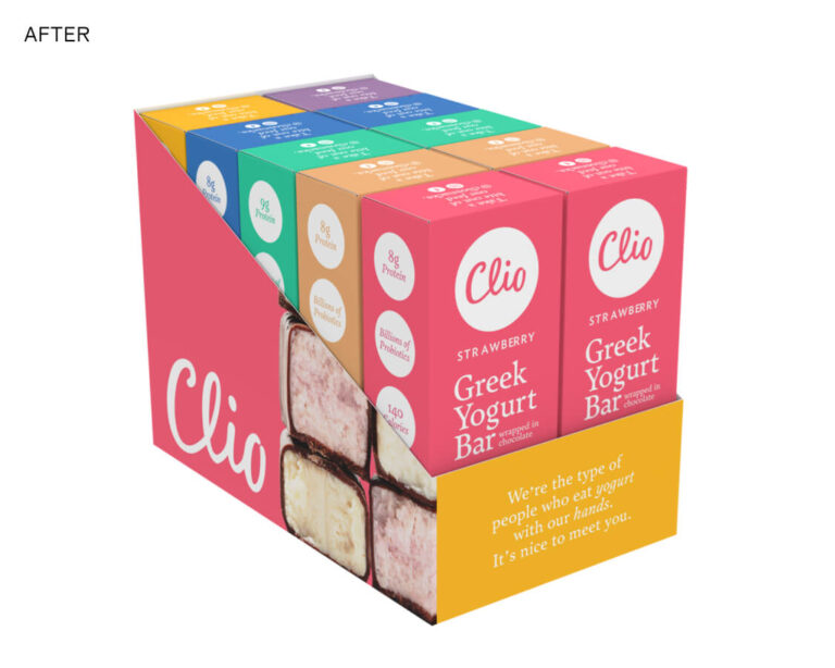 Clio new packaging