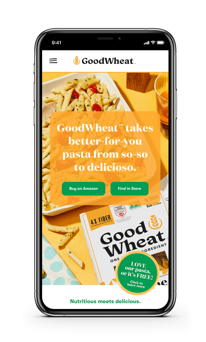 GoodWheat mobile website