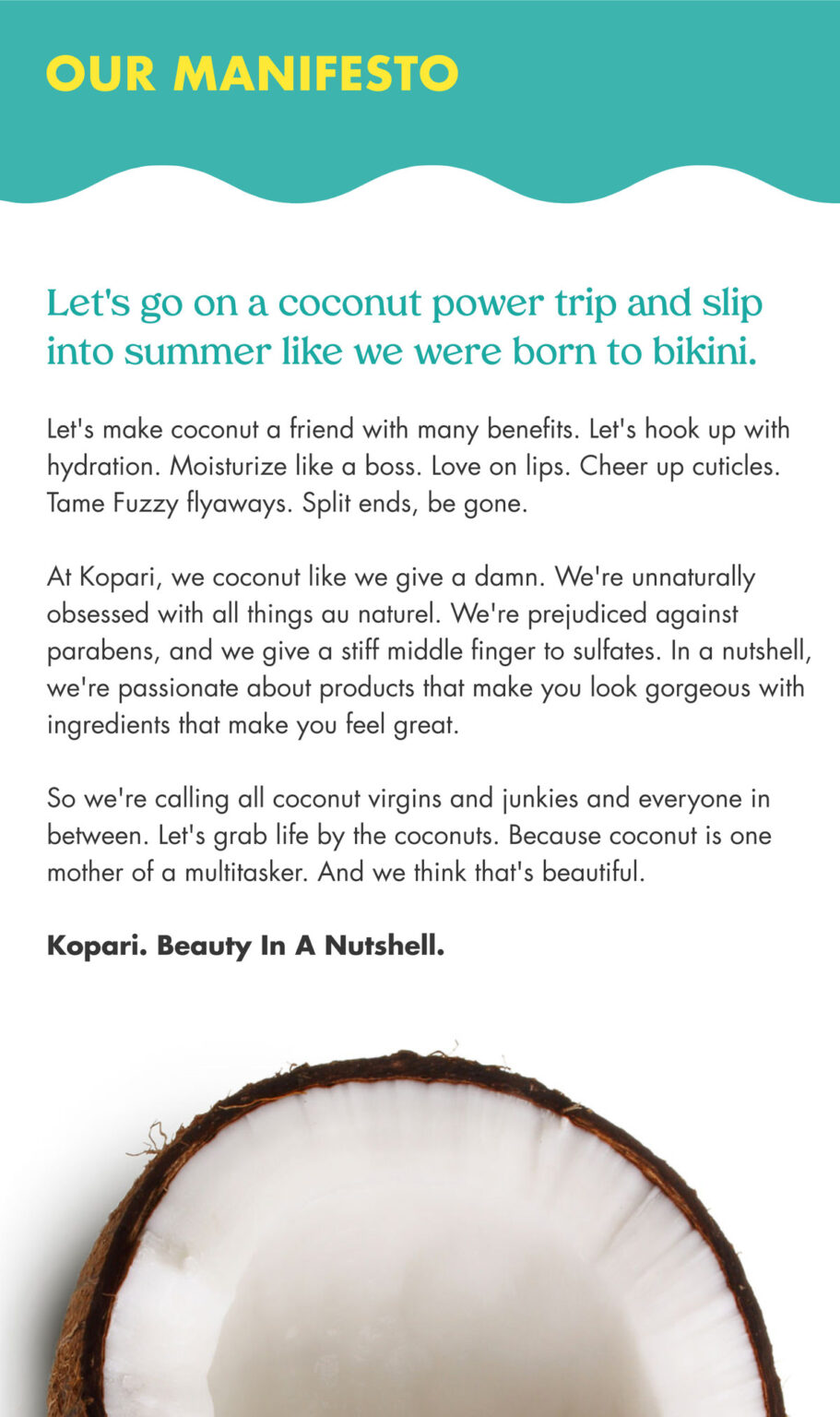 Kopari Manifesto